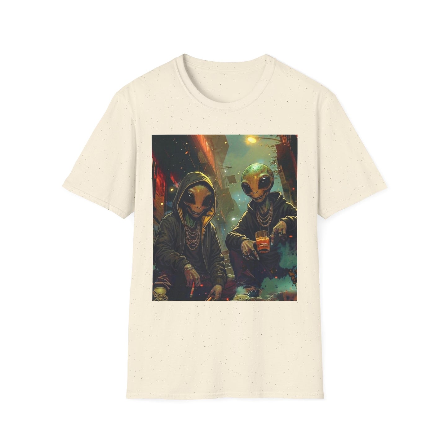 Alien Skaters- Retro Sci‑Fi Streetwear Graphic Tee
