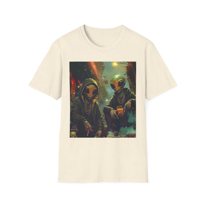 Alien Skaters- Retro Sci‑Fi Streetwear Graphic Tee