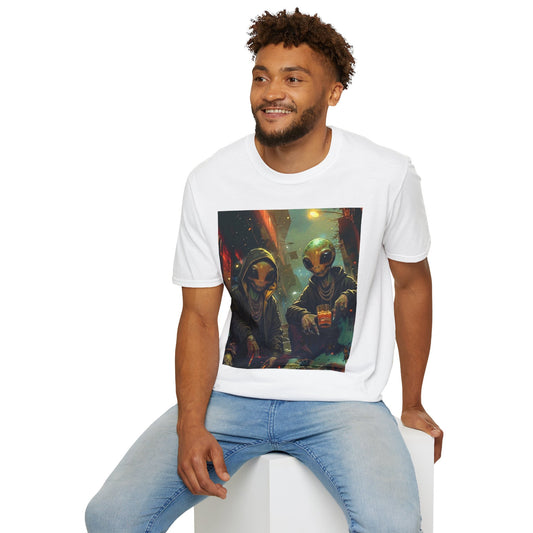 Alien Skaters- Retro Sci‑Fi Streetwear Graphic Tee