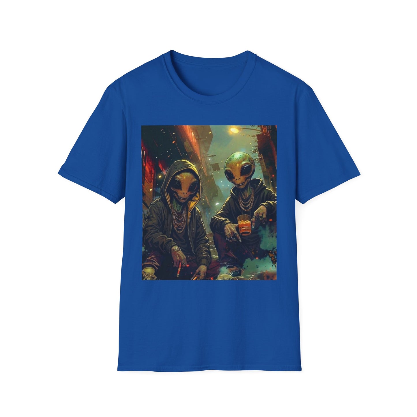 Alien Skaters- Retro Sci‑Fi Streetwear Graphic Tee