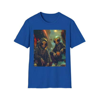 Alien Skaters- Retro Sci‑Fi Streetwear Graphic Tee