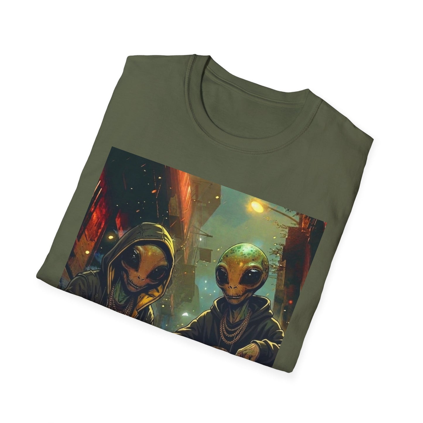 Alien Skaters- Retro Sci‑Fi Streetwear Graphic Tee