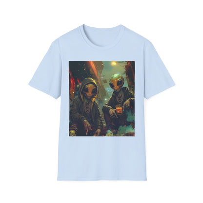 Alien Skaters- Retro Sci‑Fi Streetwear Graphic Tee