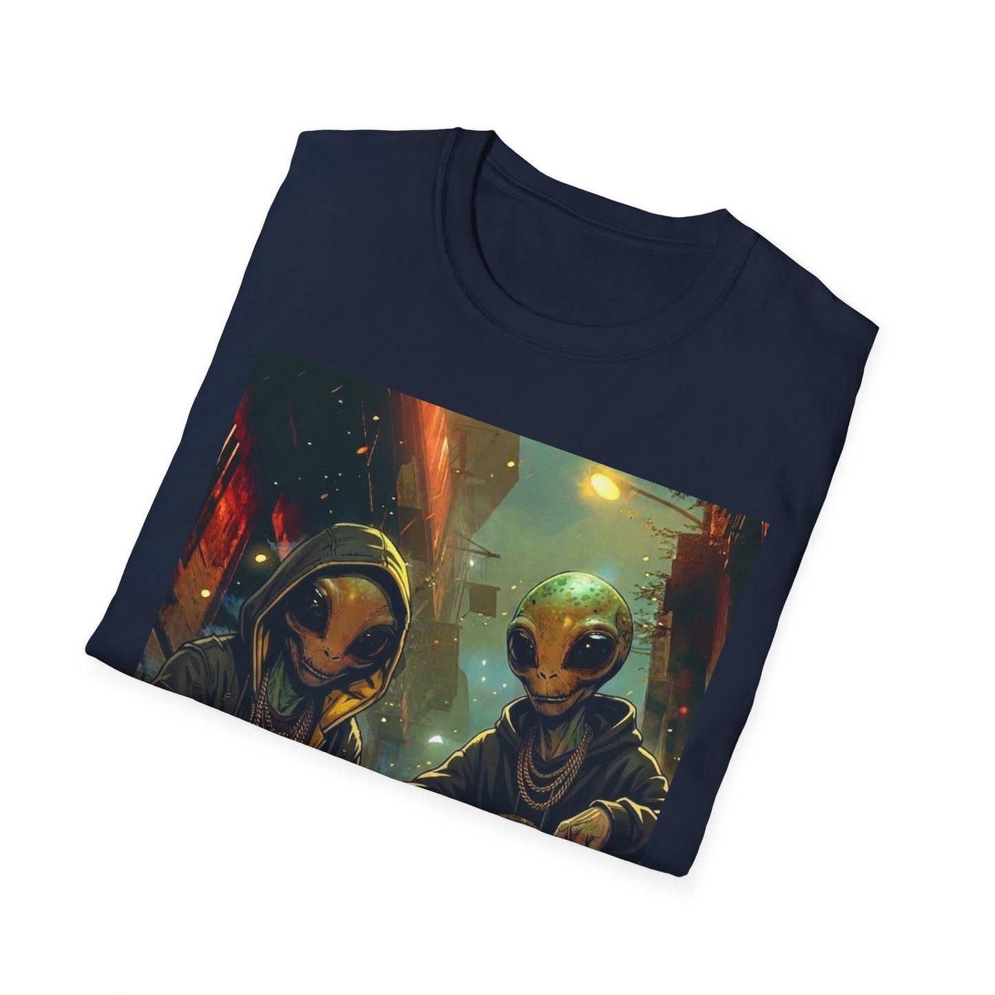 Alien Skaters- Retro Sci‑Fi Streetwear Graphic Tee