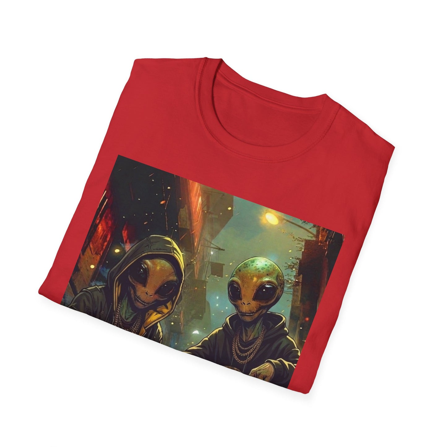 Alien Skaters- Retro Sci‑Fi Streetwear Graphic Tee