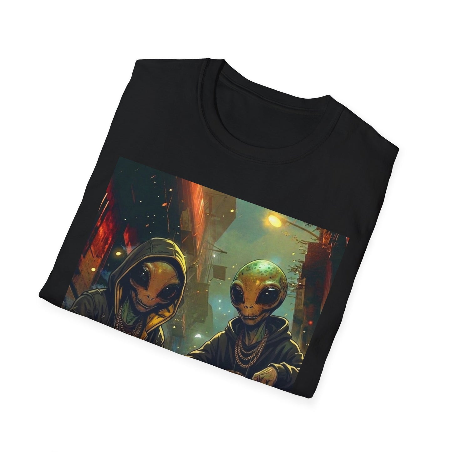Alien Skaters- Retro Sci‑Fi Streetwear Graphic Tee