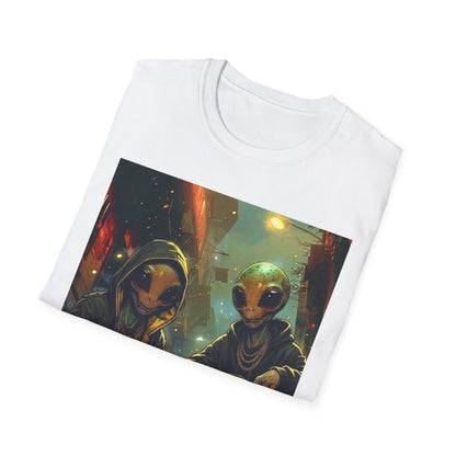 Alien Skaters- Retro Sci‑Fi Streetwear Graphic Tee