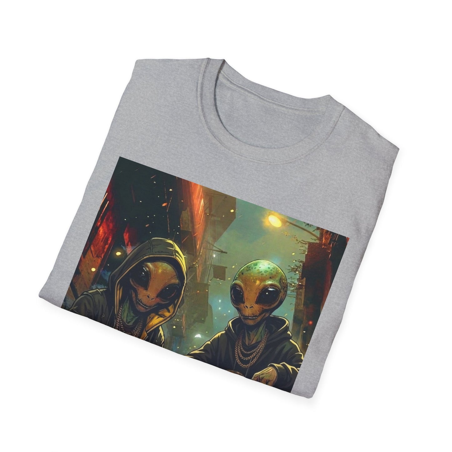 Alien Skaters- Retro Sci‑Fi Streetwear Graphic Tee