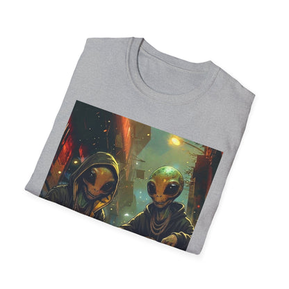 Alien Skaters- Retro Sci‑Fi Streetwear Graphic Tee