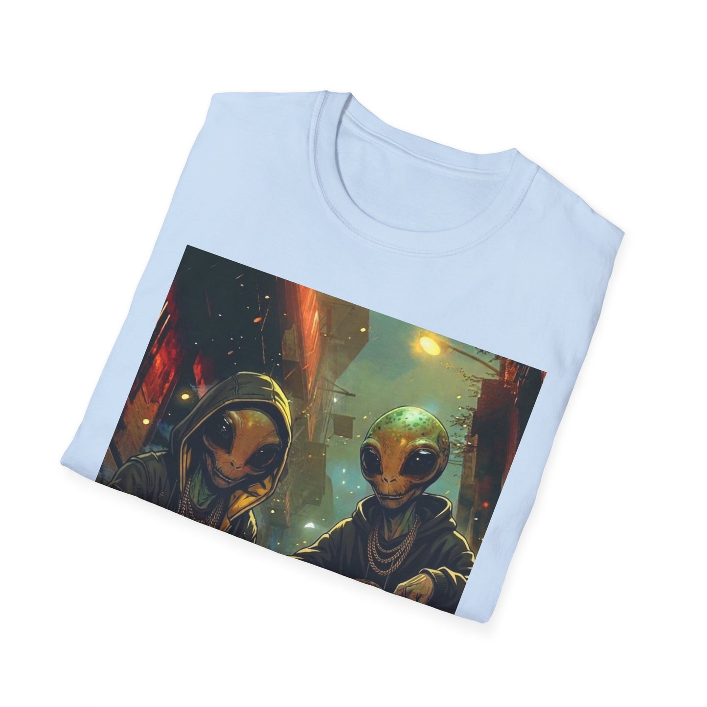 Alien Skaters- Retro Sci‑Fi Streetwear Graphic Tee
