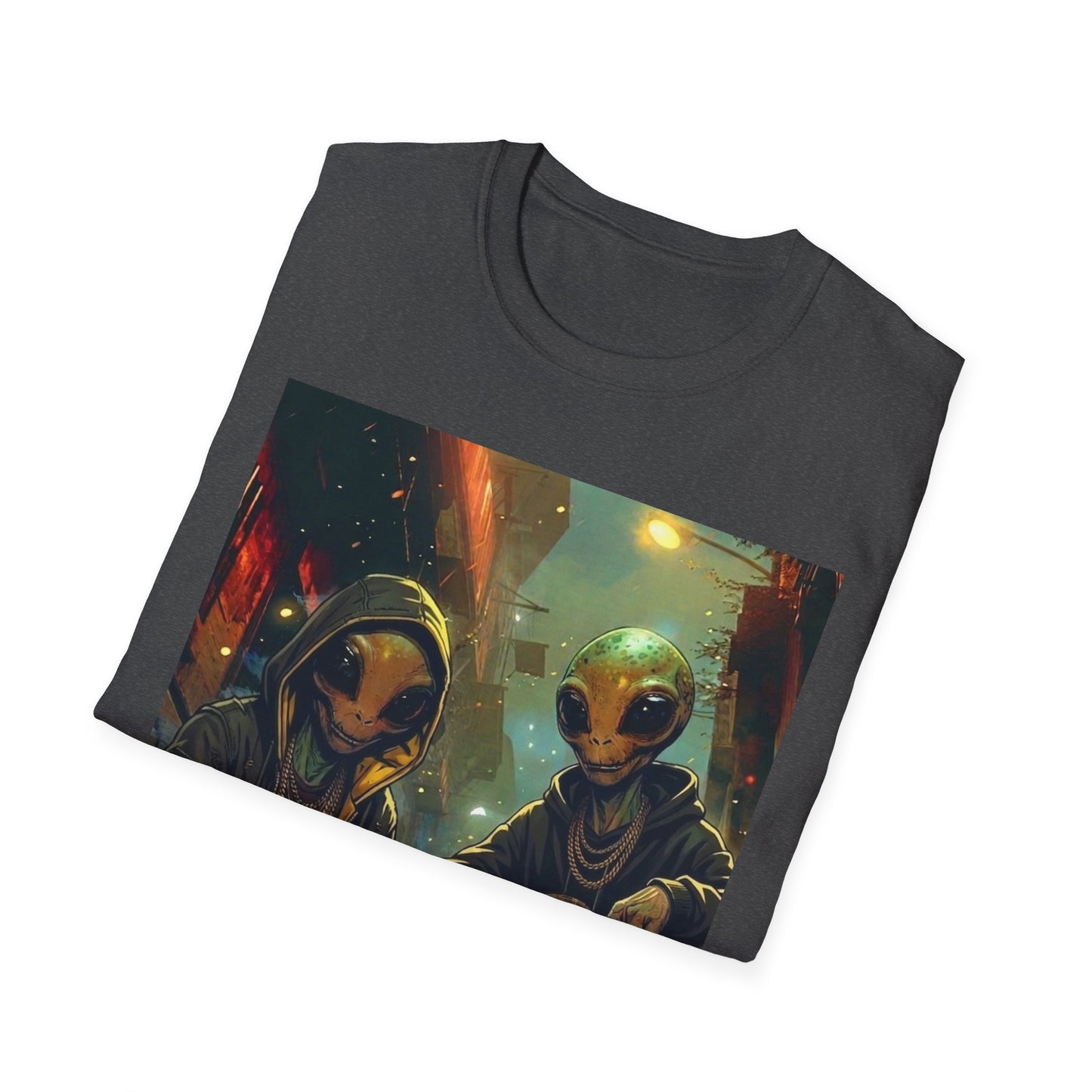Alien Skaters- Retro Sci‑Fi Streetwear Graphic Tee