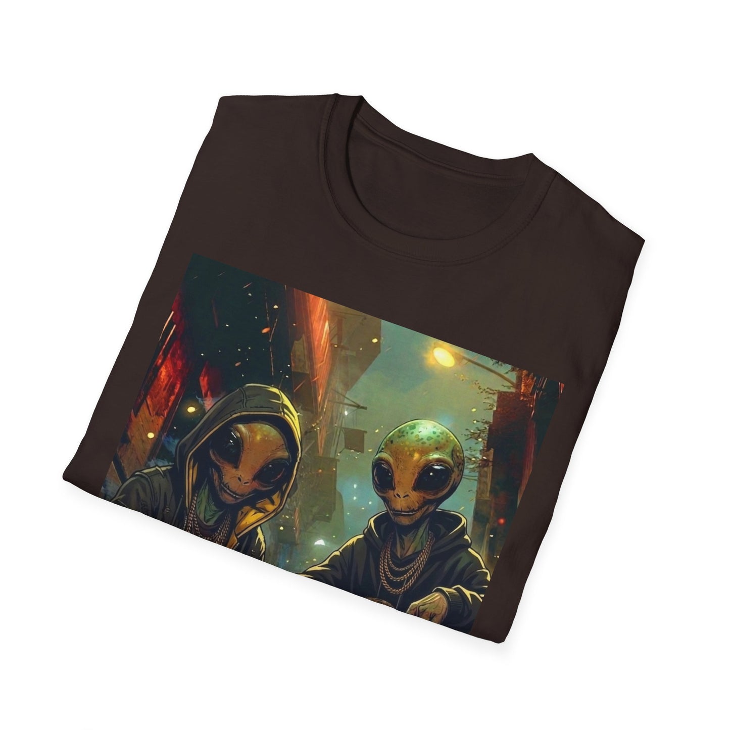 Alien Skaters- Retro Sci‑Fi Streetwear Graphic Tee