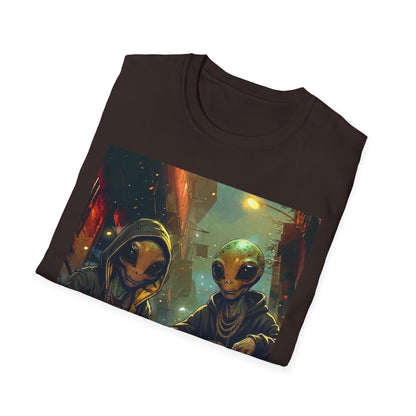 Alien Skaters- Retro Sci‑Fi Streetwear Graphic Tee